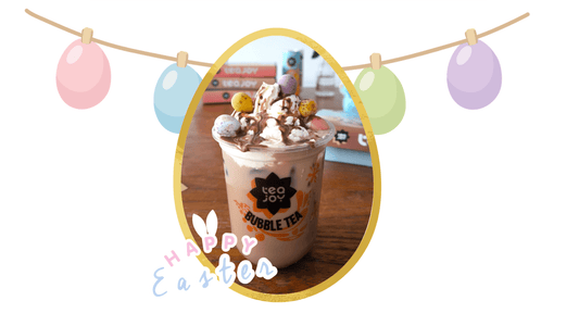 🐣 Easter Milk Tea with Chocolate Eggs - A Sweet Holiday Treat - TeaJoy