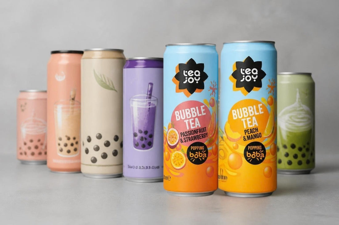 UK Canned Bubble Tea Brands Compared: TeaJoy, Manhua Cha, Dot Dot - TeaJoy