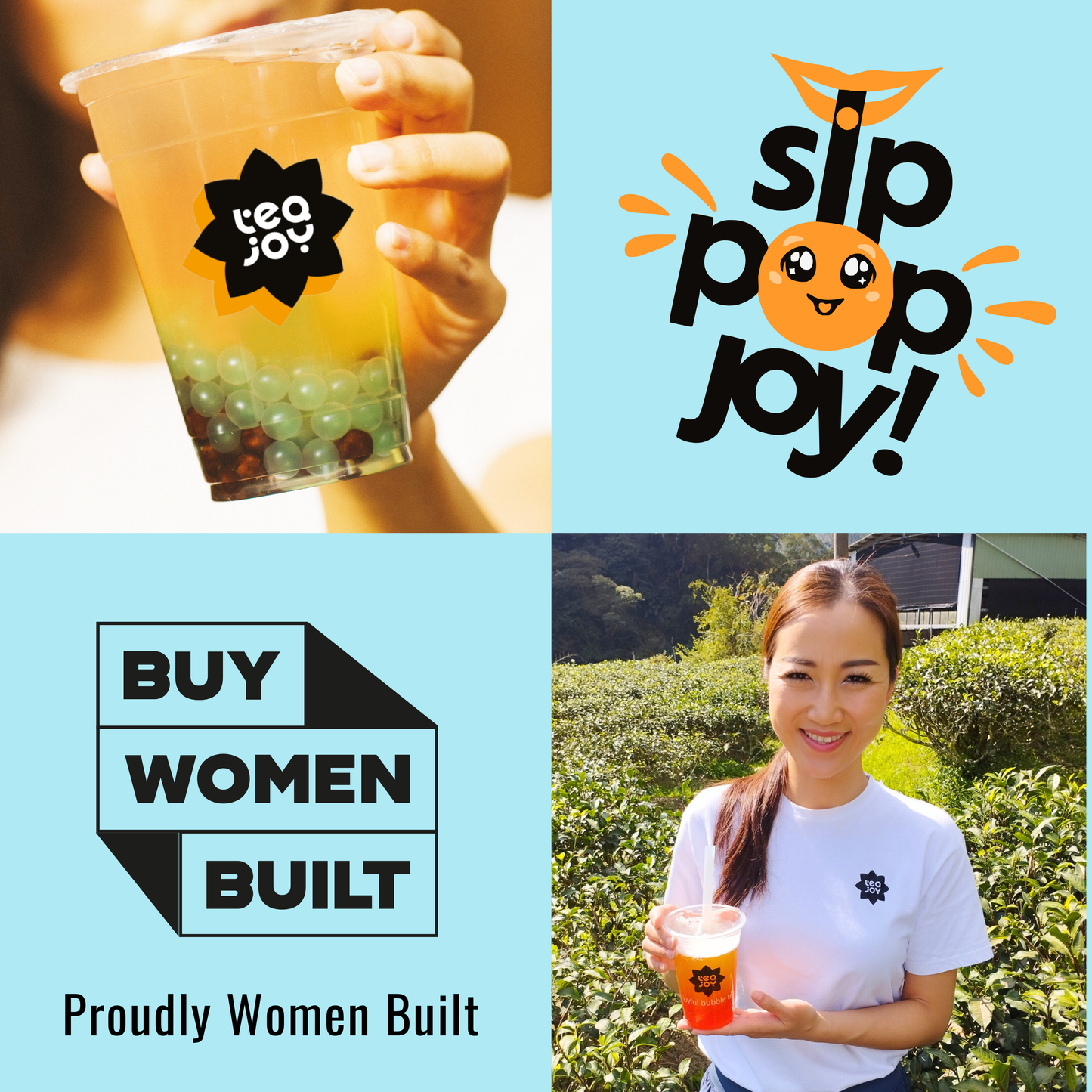 Peach & Mango Bubble Tea