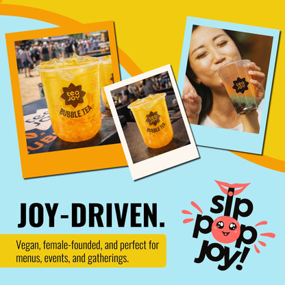 TeaJoy Mango & Passionfruit & Bubble Tea Kit – Joy-Driven, vegan and female-founded