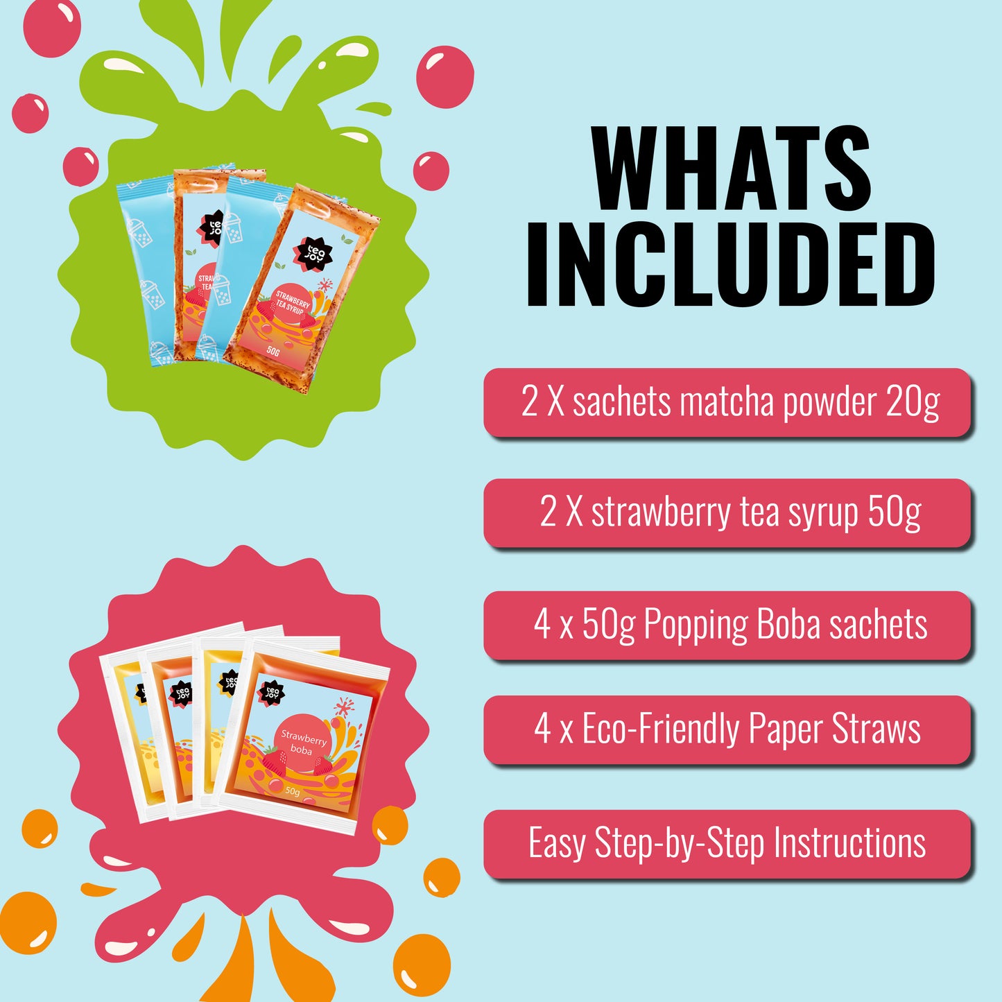 Matcha Tea Kit - Makes 4 Drinks